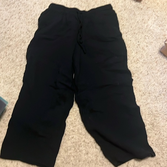 Black drawstring pants - Picture 1 of 3